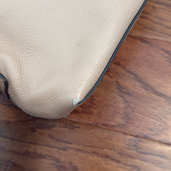 Tory Burch tan crossbody bag braided strap - Picture 9 of 9